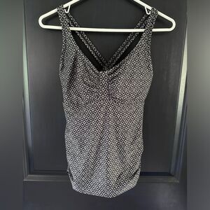 PRANA Aelyn Underwire Tankini D-Cup 34D Small